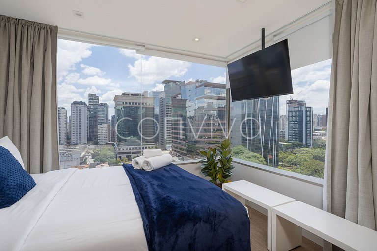 VNFL141 Apto prox. ao Shopping JK na Vila Olímpia