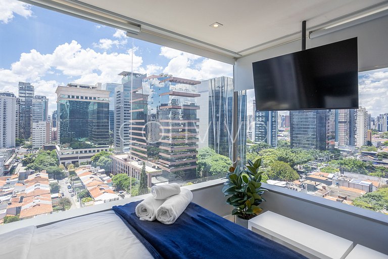 VNFL141 14º c/ vista livre | Vila Olímpia | Vaga