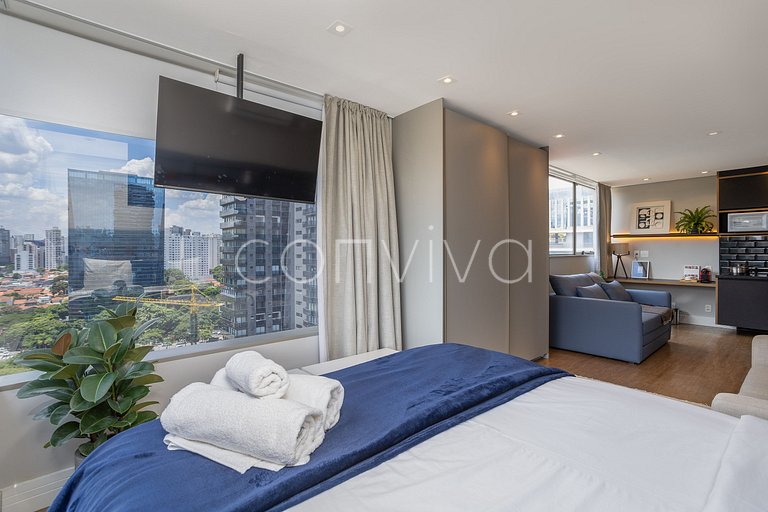 VNFL141 14º c/ vista livre | Vila Olímpia | Vaga