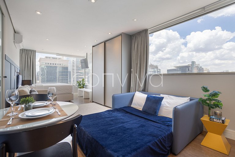 VNFL141 14º c/ vista livre | Vila Olímpia | Vaga