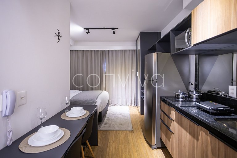 VP0309 Studio encantador em Pinheiros