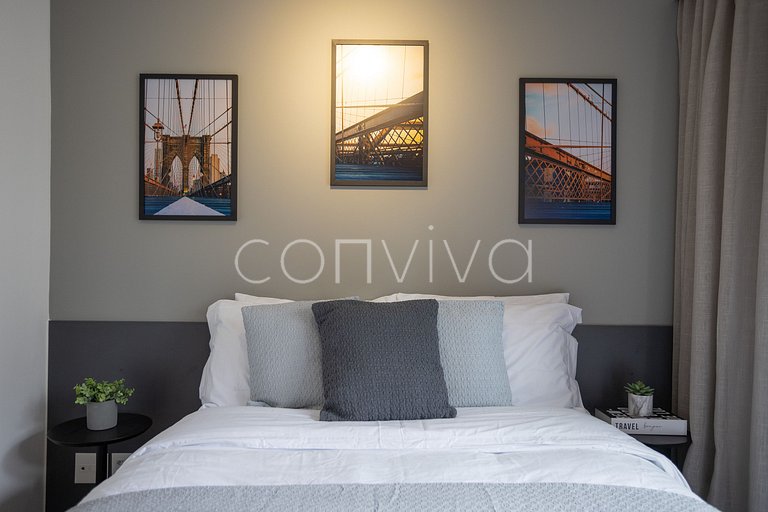 VP0309 Studio encantador em Pinheiros