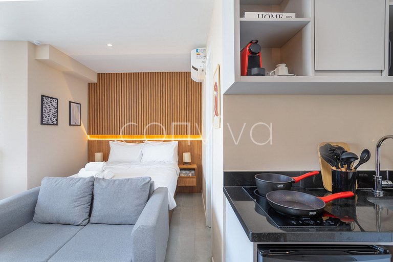 DOU1008 Itaim Bibi | Wifi | Piscina & Academia