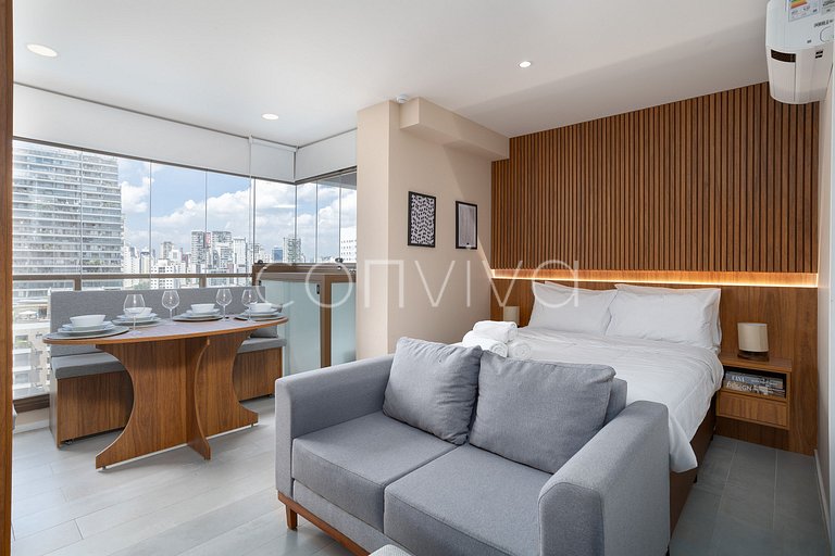 DOU1008 Itaim Bibi | Wifi | Piscina & Academia