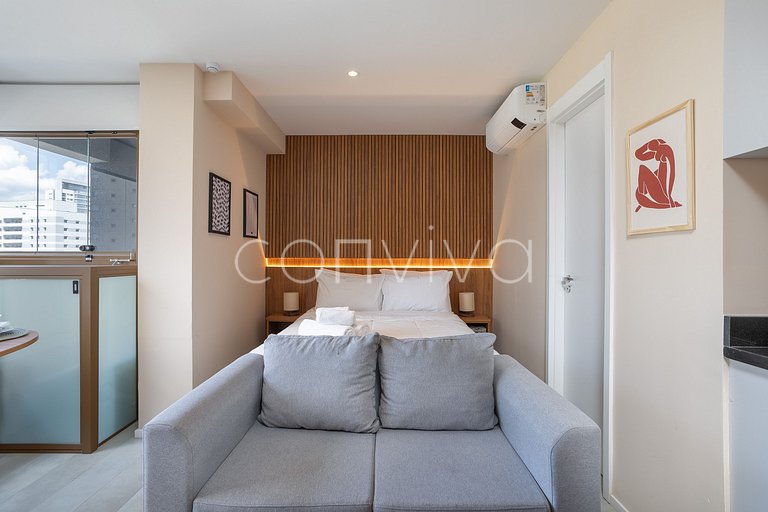 DOU1008 Itaim Bibi | Wifi | Piscina & Academia