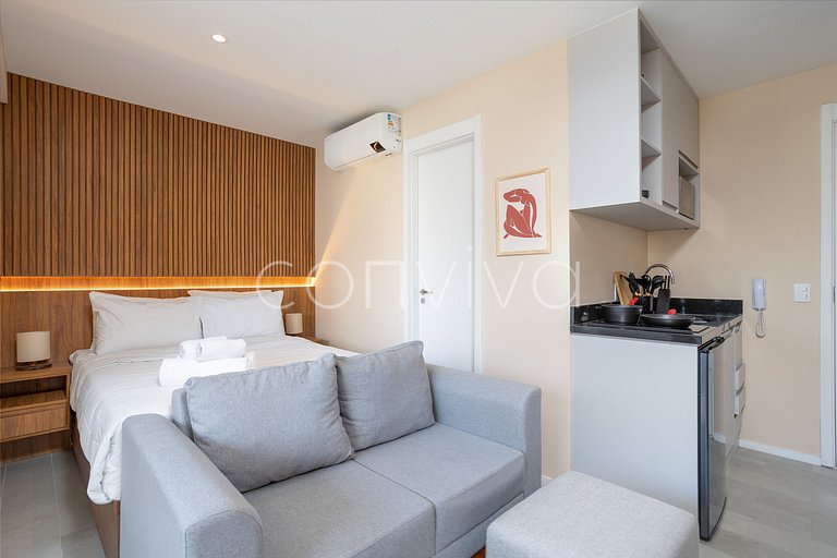 DOU1008 Itaim Bibi | Wifi | Piscina & Academia