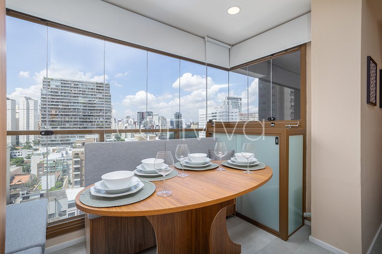 DOU1008 Itaim Bibi | Wifi | Piscina & Academia