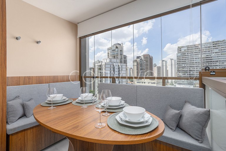 DOU1008 Itaim Bibi | Wifi | Piscina & Academia