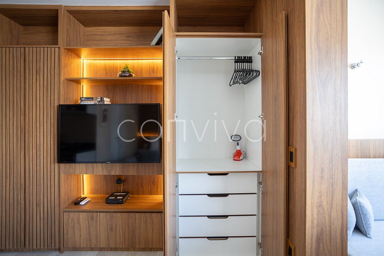 DOU1008 Itaim Bibi | Wifi | Piscina & Academia