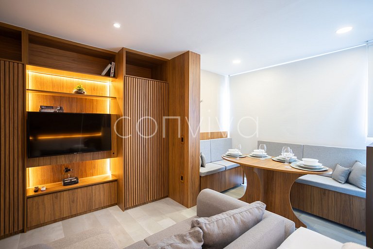 DOU1008 Vila Nova Conceição | Wifi | Piscina & Gym