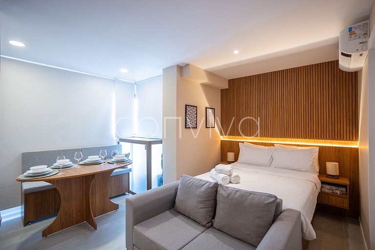 DOU1008 Itaim Bibi | Wifi | Piscina & Academia