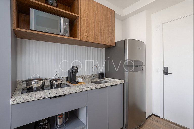 MY136 Studio with a balcony in Moema