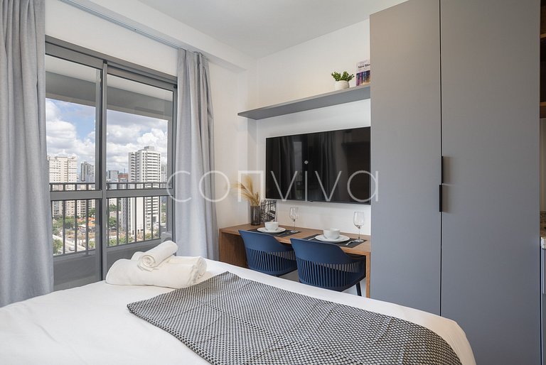 MY124 Studio with balcony at My Moema
