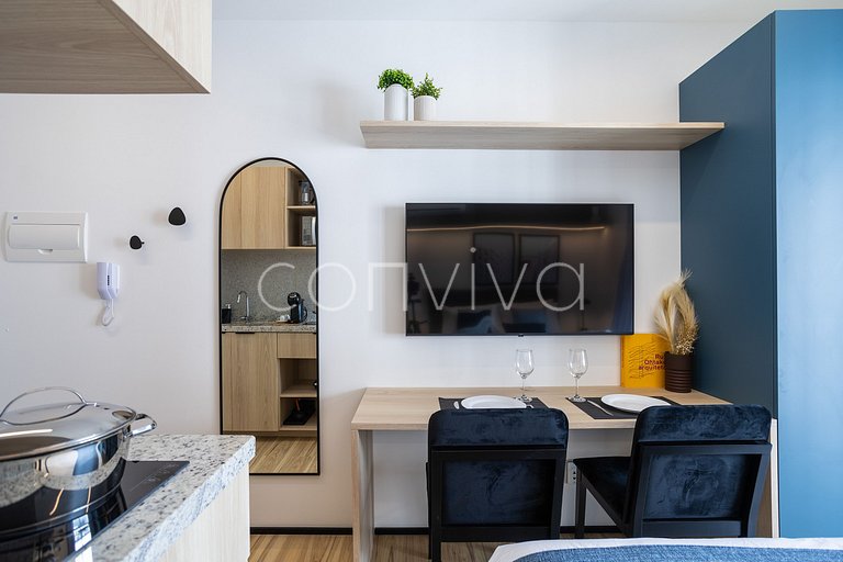 MY101 Studio novo, moderno e confortável em Moema