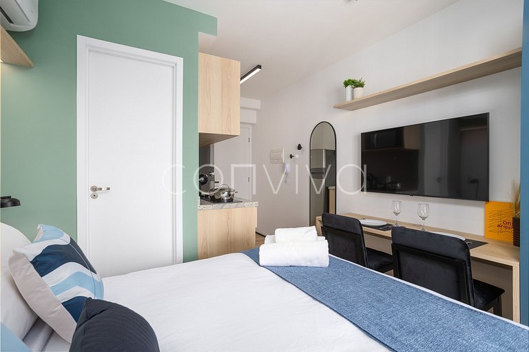 MY101 New, modern and comfortable studio in Moema