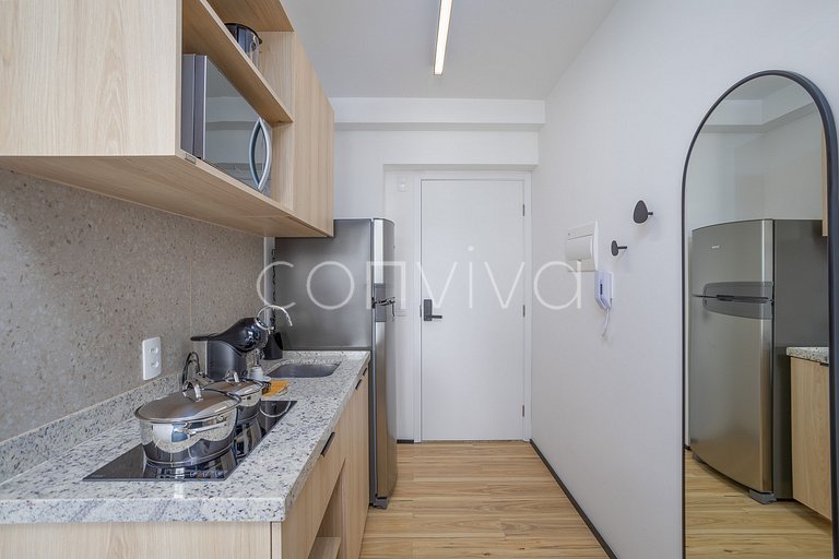 MY101 New, modern and comfortable studio in Moema