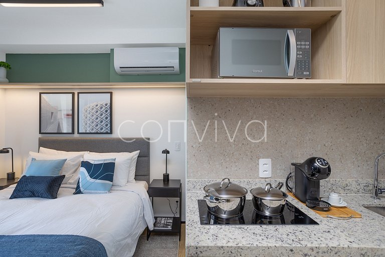 MY111 Ambiente incrível de 23m² em Moema