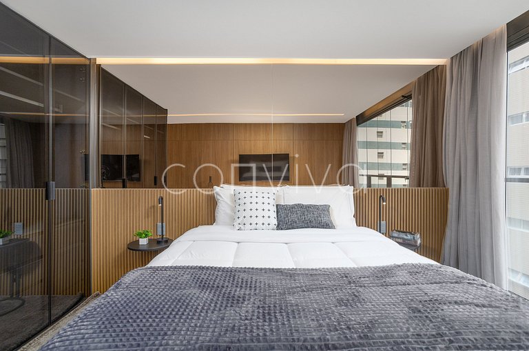 HIT033 Studio no Itaim Bibi próx ao Ibirapuera