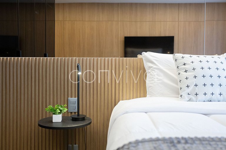 HIT033 Studio no Itaim Bibi próx ao Ibirapuera