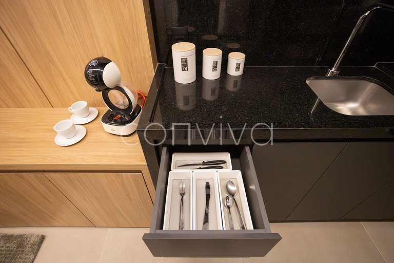 HIT033 Studio no Itaim Bibi próx ao Ibirapuera