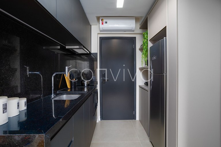 HIT033 Studio no Itaim Bibi próx ao Ibirapuera