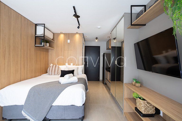 VNOF0413 Garden na Oscar Freire | Piscina + Wifi