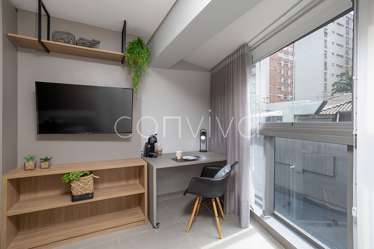 VNOF0413 Garden na Oscar Freire | Piscina + Wifi