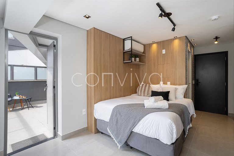 VNOF0413 Garden na Oscar Freire | Piscina + Wifi