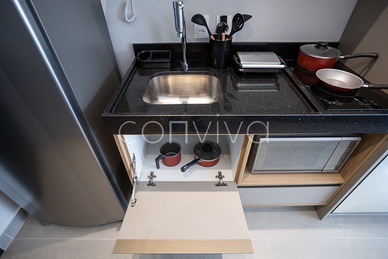 VNOF0413 Studio with large balcony in Oscar Freire