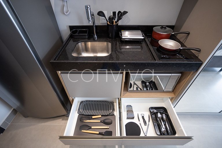 VNOF0413 Garden na Oscar Freire | Piscina + Wifi