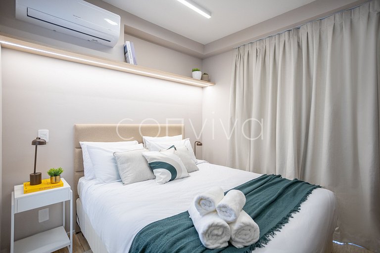 MY036 Estudio de 23 m² con cama de matrimonio