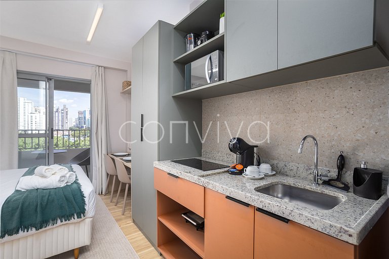 MY036 Estudio de 23 m² con cama de matrimonio