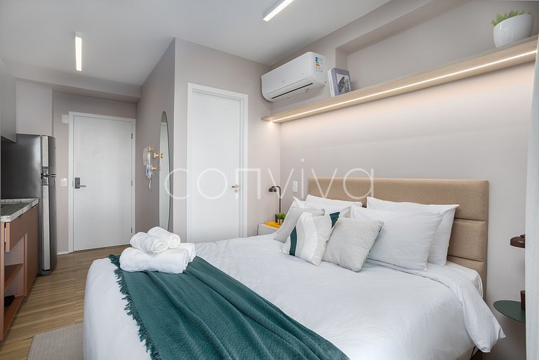 MY036 Estudio de 23 m² con cama de matrimonio