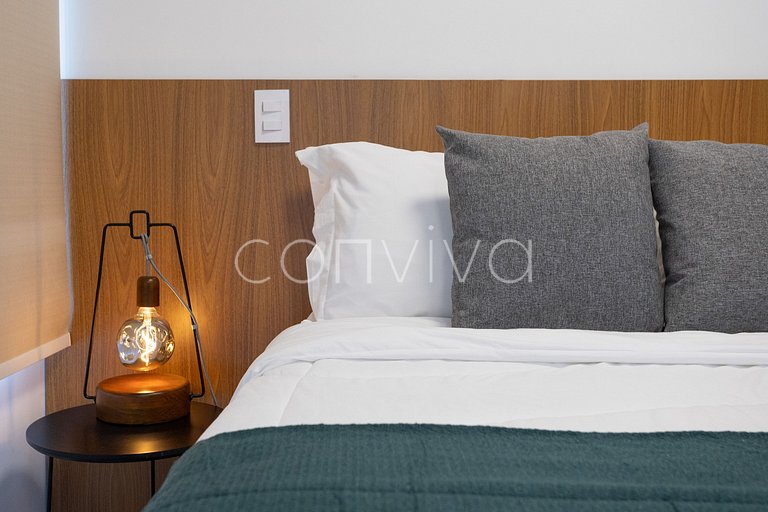 CAP711 Apto contemporâneo completo em Pinheiros