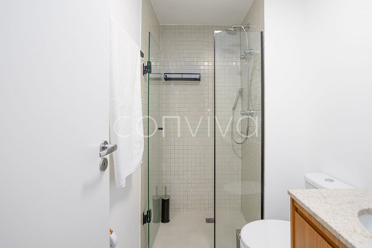 CAP711 Apto contemporâneo completo em Pinheiros