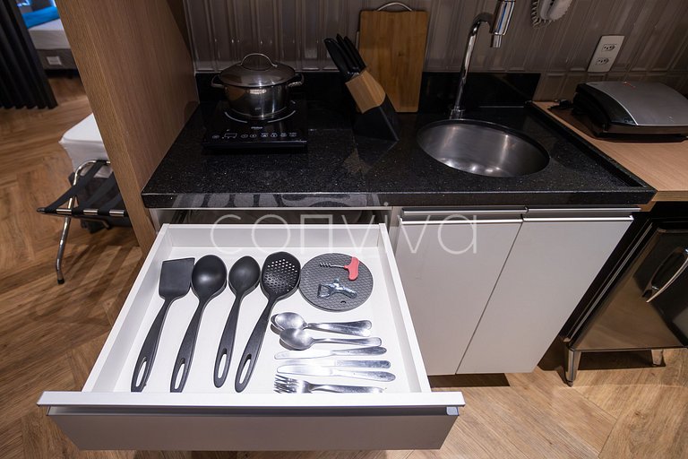SDR1001 Apartamento moderno na Praça da República