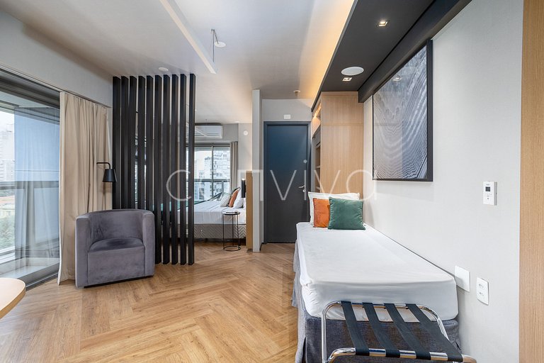SDR1001 Apartamento moderno na Praça da República