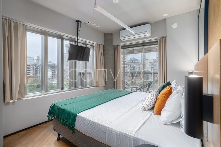 SDR1001 Apartamento moderno na Praça da República