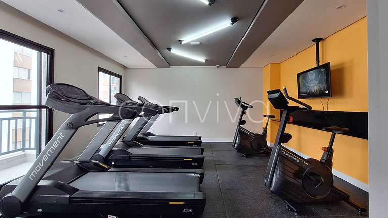 CAP711 Studio Moderno e Completo em Pinheiros