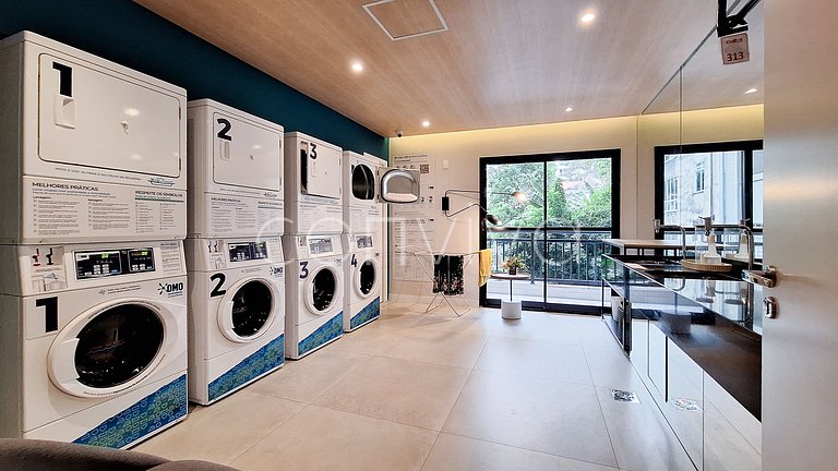 CAP711 Apto contemporâneo completo em Pinheiros