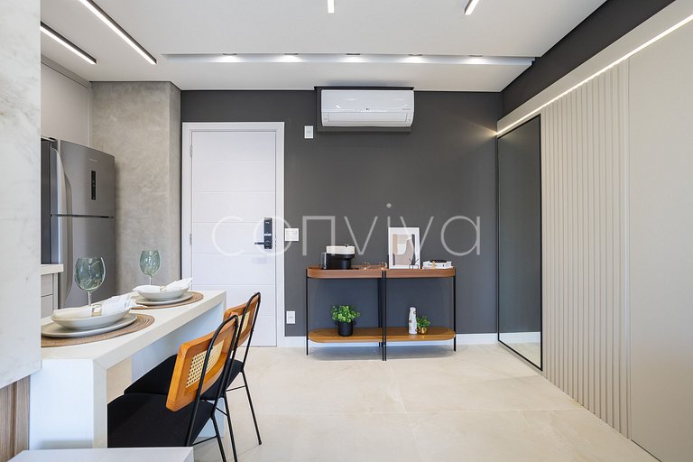 FEP112 Apto alto padrão no 11º andar em Pinheiros