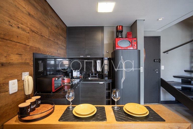 URB0409 Duplex novo c/ vaga e limpeza no Itaim