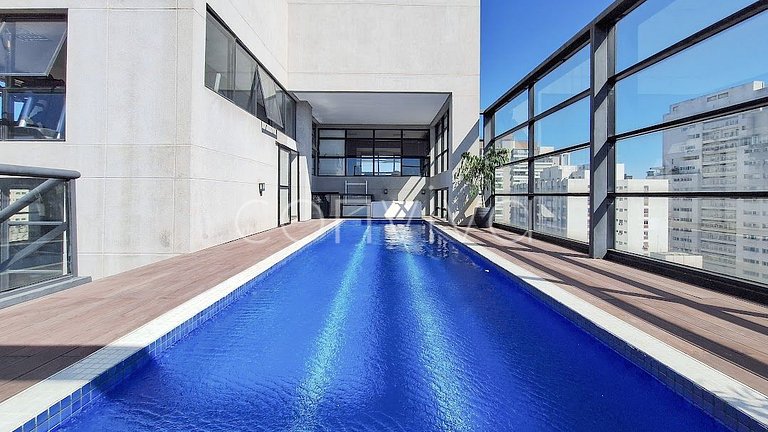 URB1403 Duplex c/ vista incrível e vaga no Itaim