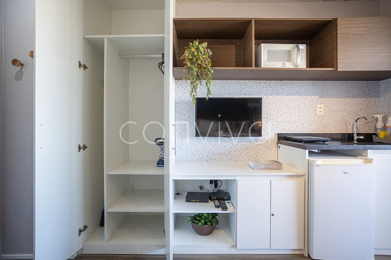 VNBR808 Apartamento minimalista en Bom Retiro