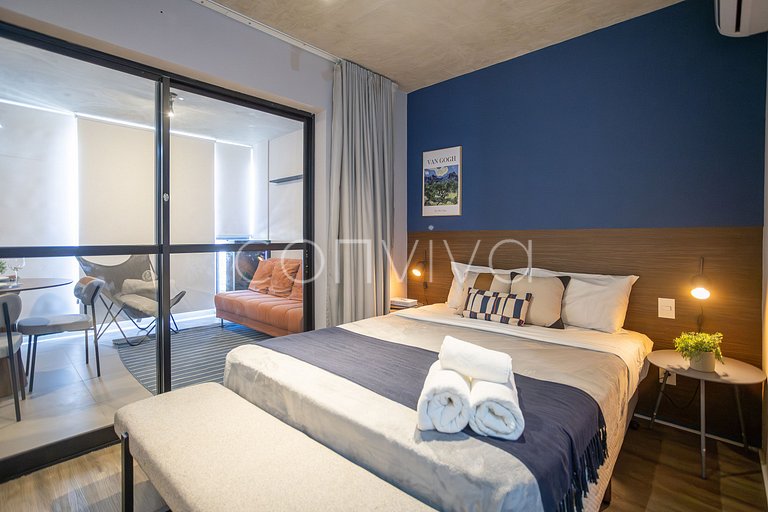 VNBR808 Apartamento minimalista en Bom Retiro