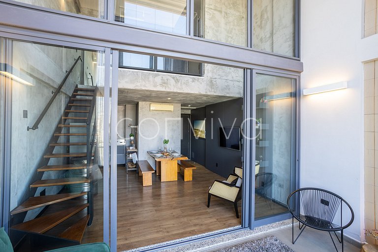 FI172 Duplex en la 17º planta de Forma Itaim