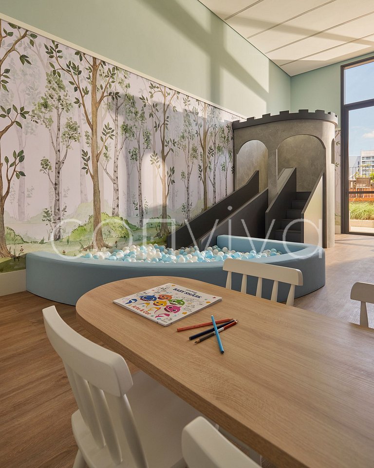 FEP164 16º andar c/ vista incrível, vaga e piscina