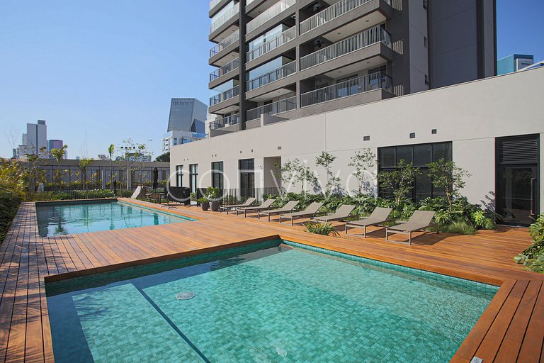 FEP184 Vista incrível 18º andar | Pinheiros | 48m²