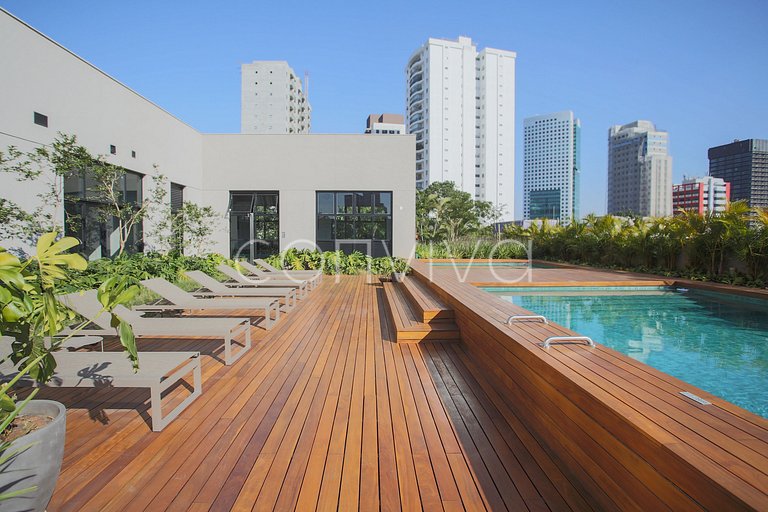 FEP112 Apto alto padrão no 11º andar em Pinheiros