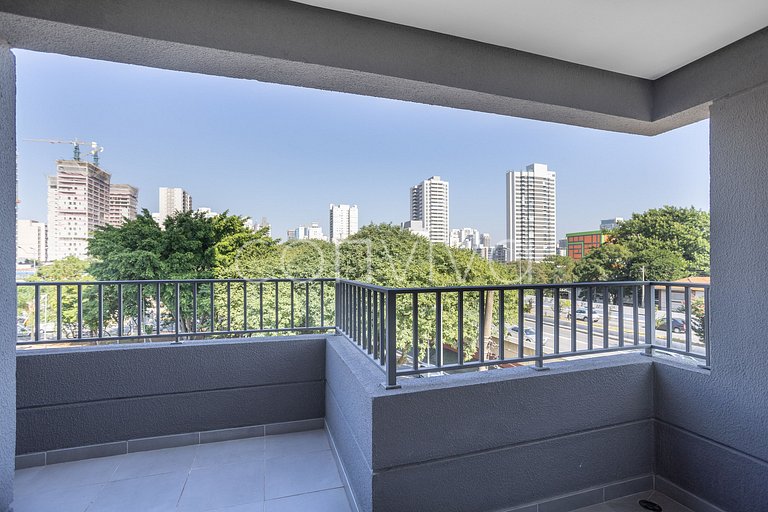 MY025 Studio with large balcony at My Moema